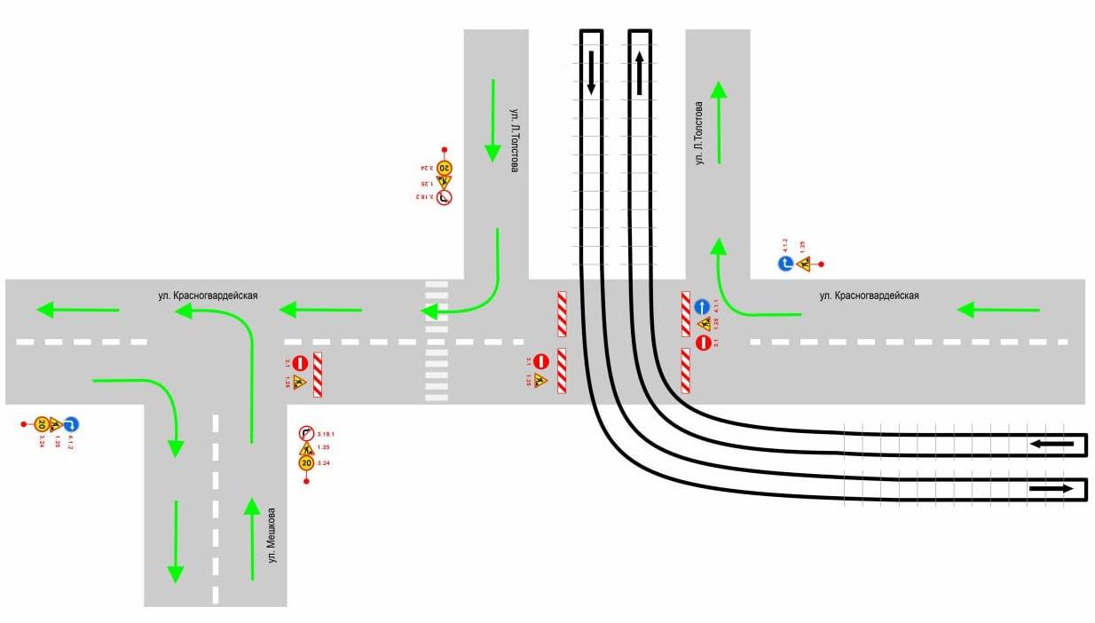 В Коломне временно ограничат движение автотранспорта через трамвайный переезд