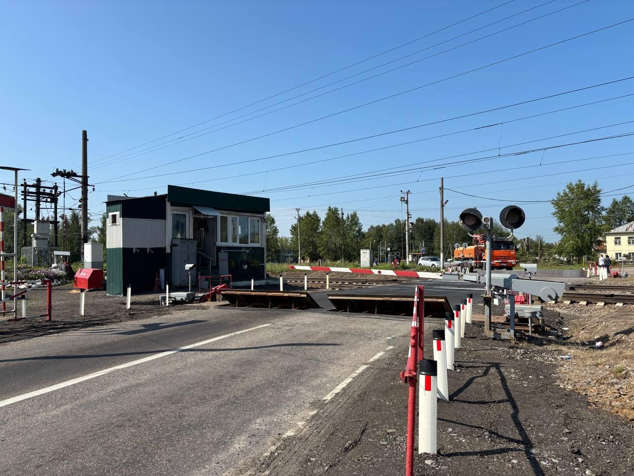 Движение автотранспорта через железнодорожный переезд 111 км у платформы Хорошово ограничат 9 декабря