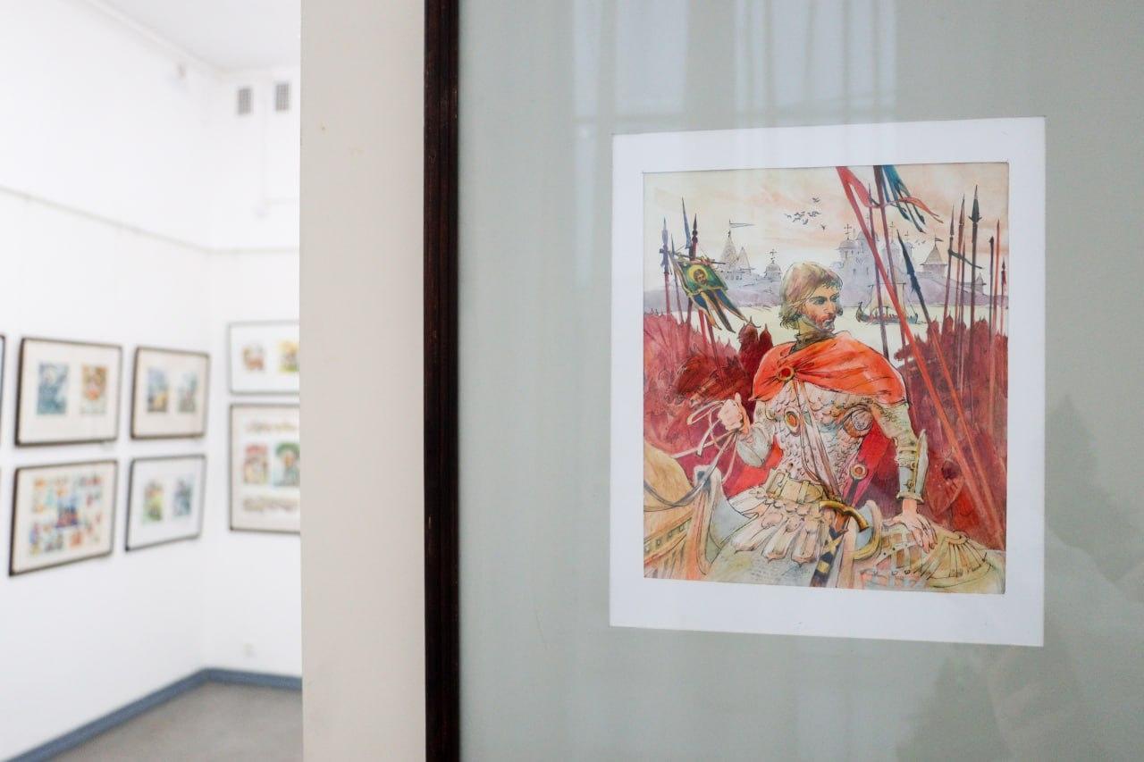 В «Доме Озерова» открылась экспозиция книжной иллюстрации