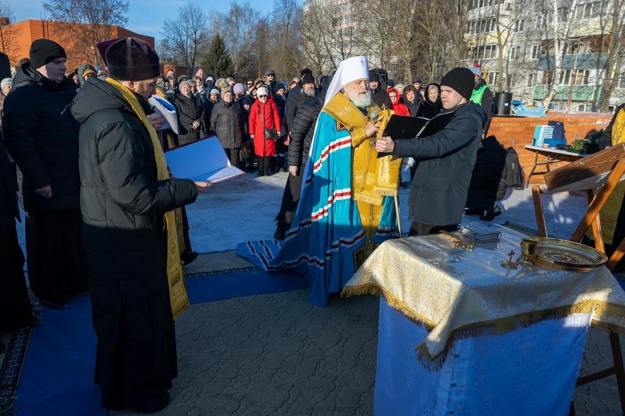 Закладную грамоту поместили в стену будущего храма в Коломне