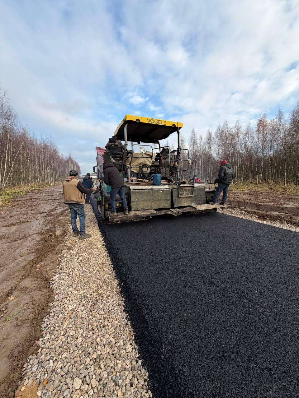 Подрядной организацией выполнены работы по ремонту автомобильных дорог в Воловичах