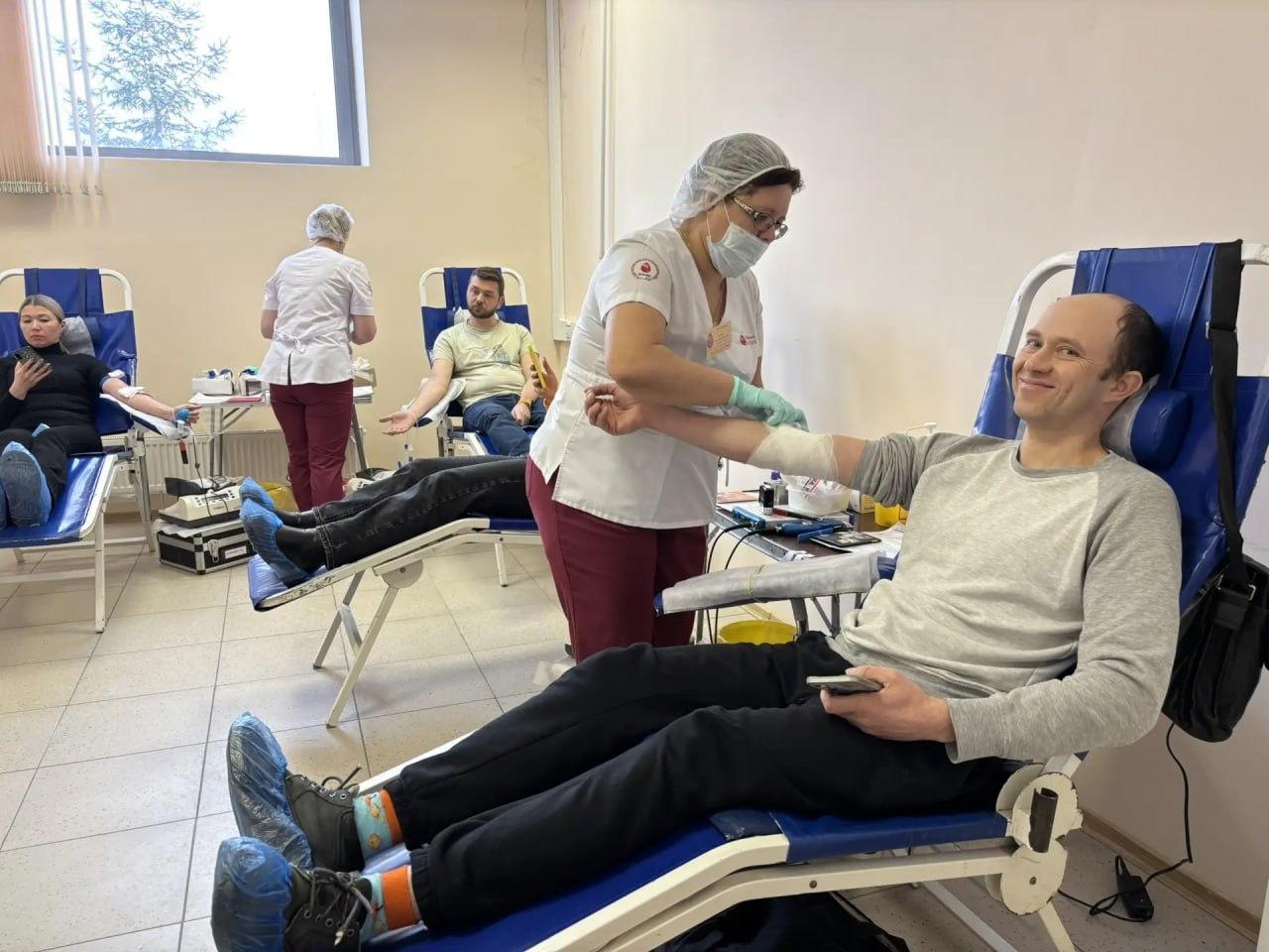 Более 23 литров крови собрали на донорской акции в Коломне