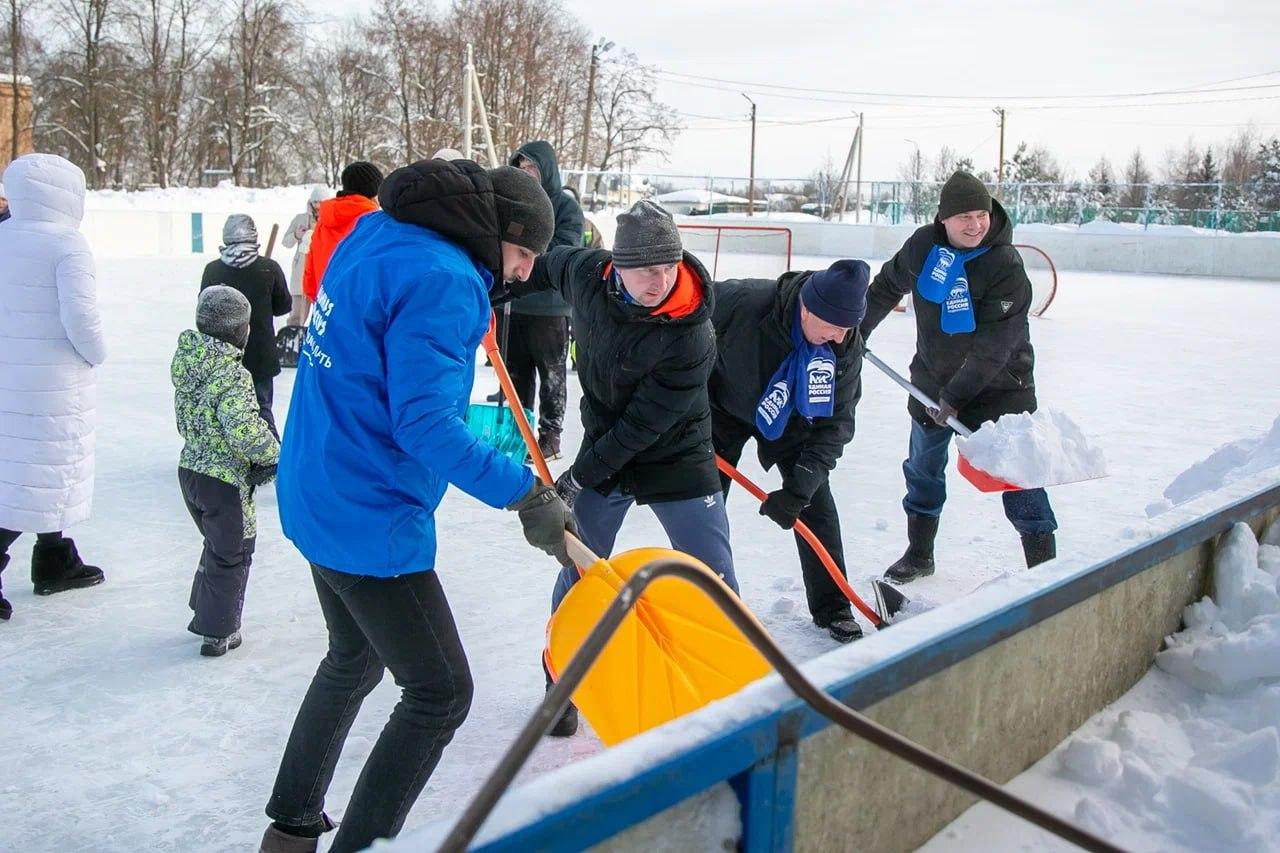 В Городском округе Коломна прошел масштабный партийный субботник