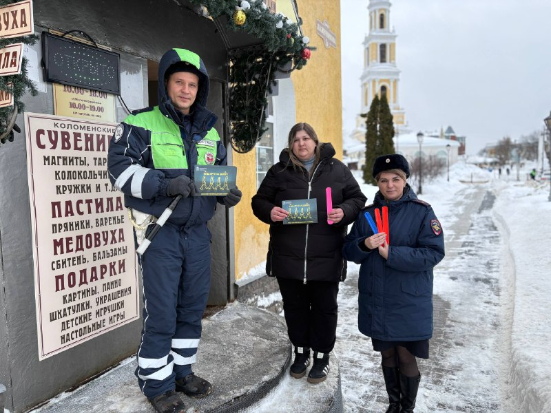 В исторической части Коломны прошла акция «Засветись»