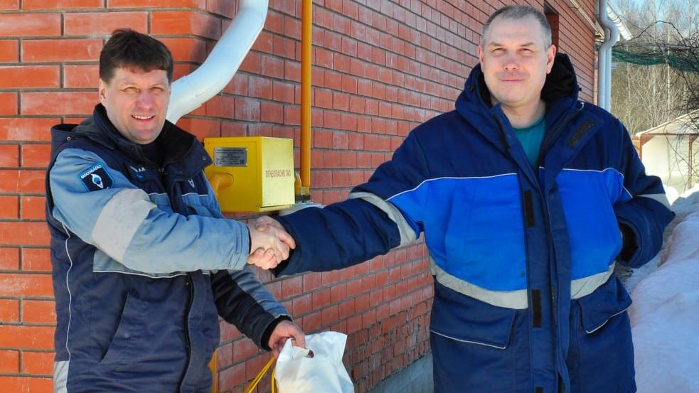 В деревне Щепотьево газифицирован дом ветерана боевых действий