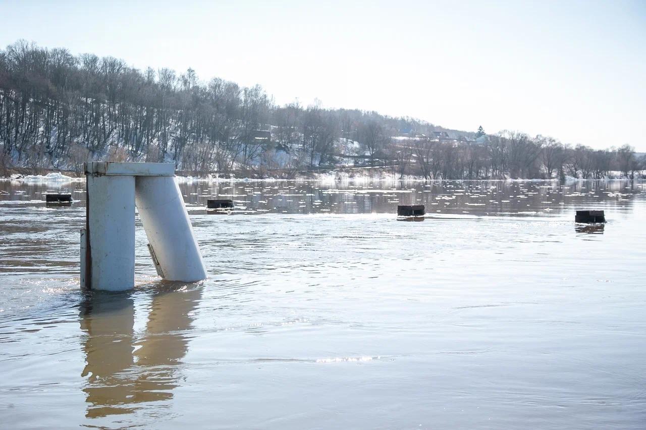 В Озёрах на время паводка организуют переправу