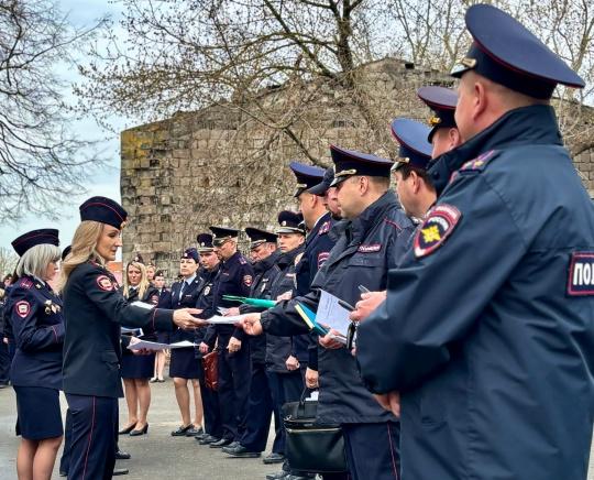 В УМВД России по Г.о. Коломна проведен строевой смотр личного состава