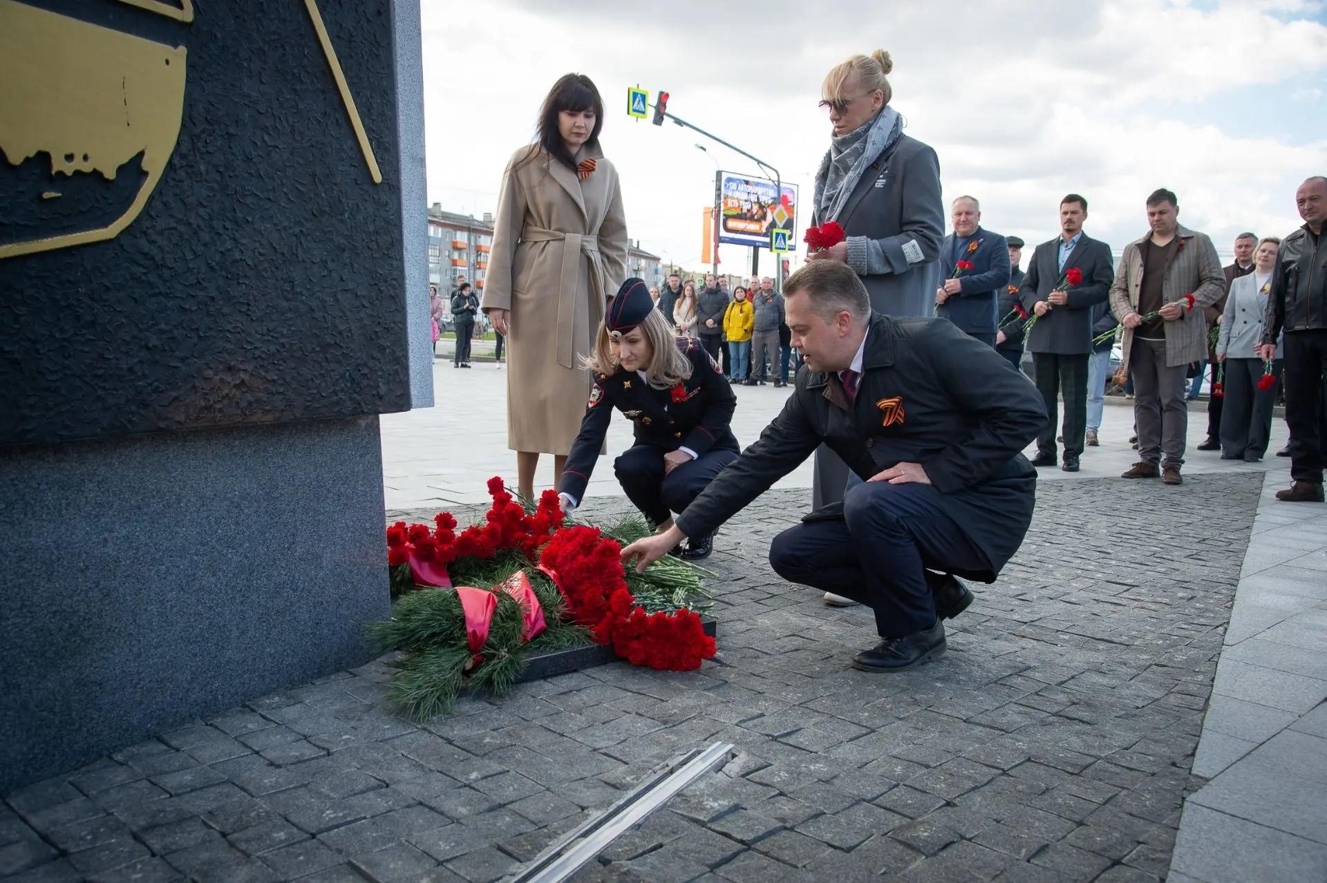 В Коломне возложили цветы к главной стеле &laquo;Город трудовой доблести&raquo;