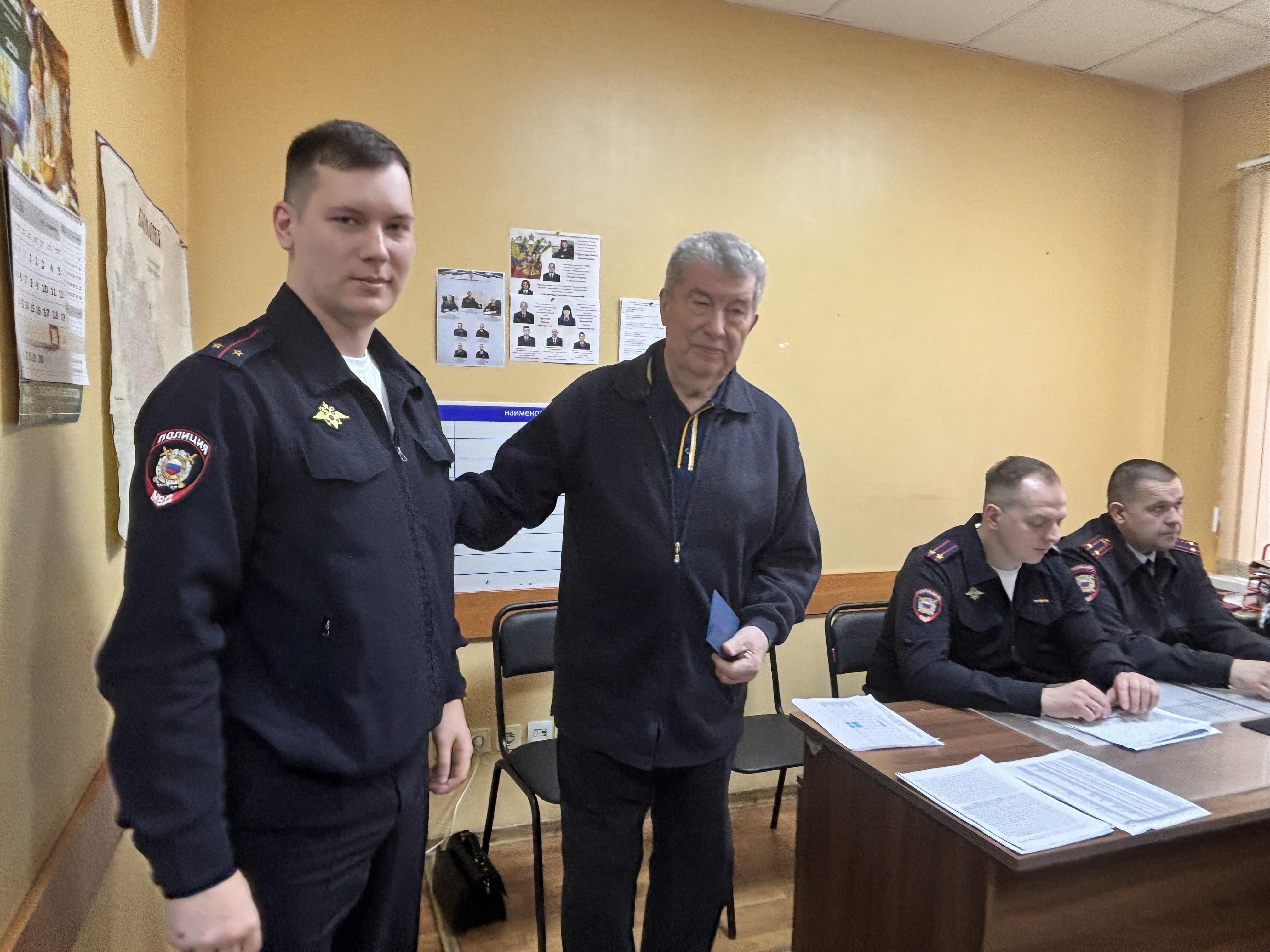 В Коломне общественник принял участие в подведении итогов квартала в Колычевском отделе полиции