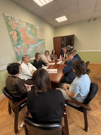 Cостоялось заседание муниципальной общественной комиссии, проведённое в целях организации общественного обсуждения адресного перечня общественных территорий, подлежащих благоустройству